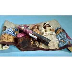 5yd Wallpaper Border Victorian Madame Alexander Dolls Vintage DIY Arts & Crafts